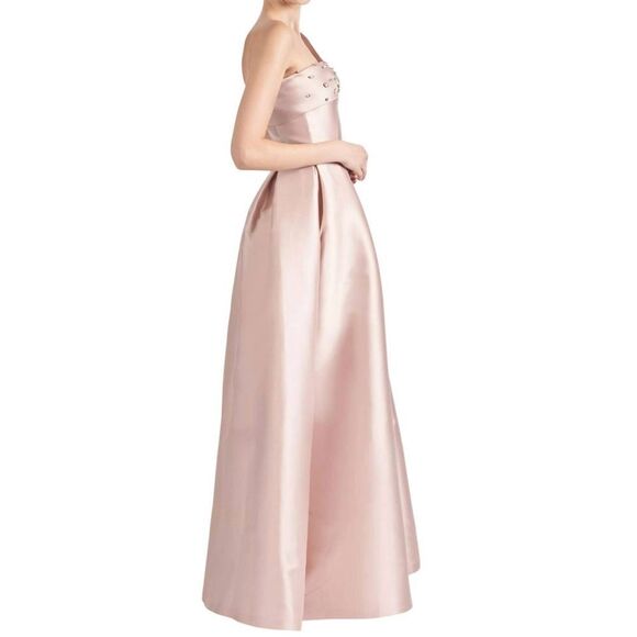 Sachin & Babi NEW Delilah Crystal Embellished Gown in Silver Peony $1,095 Sz 10‎ - Picture 3 of 13